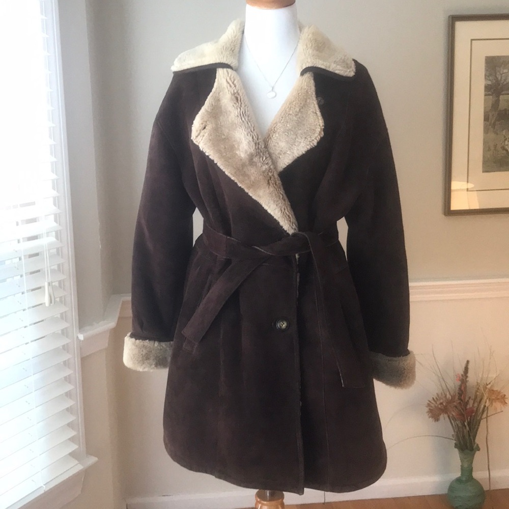 🌟HP 2X🌟 Shearling Coat In Chocolate Brown